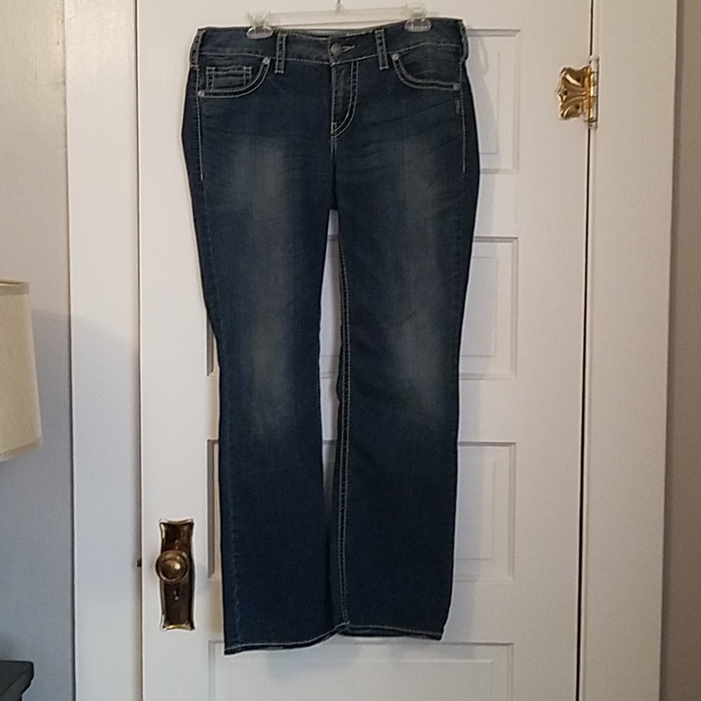 Silver Suki Mid Slim Boot Jeans